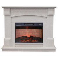 Каминокомплект RealFlame Carolina 25.5/24 WT F714 с очагом Irvine 24