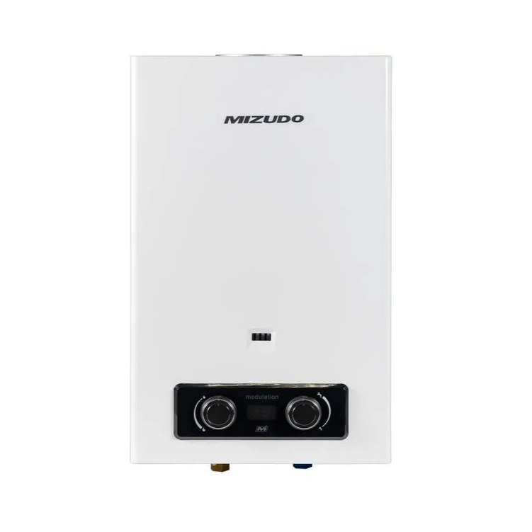 Газовый проточный водонагреватель Mizudo Perl Plus ВПГ 2-11 MM 22 кВт Oxygen free Euro MM