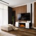 Портал Firelight Como 30 белый черный р/в