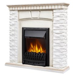 Каминокомплект Electrolux EFP/P-1020LS с порталом Porto Classic камень белый/шпон беленый дуб