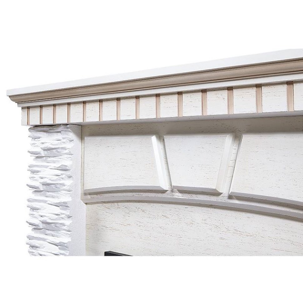 Каминокомплект Electrolux EFP/P-1020LS с порталом Porto Classic камень белый/шпон беленый дуб