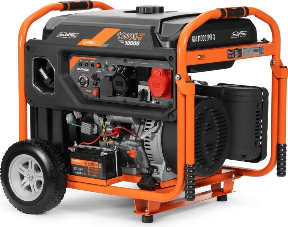 Генератор бензиновый инверторный Daewoo GDA 11000DPEi-3