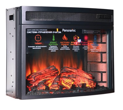 Каминокомплект Interflame Экстер прованс венге с очагом Panoramic 06 25 LED FX
