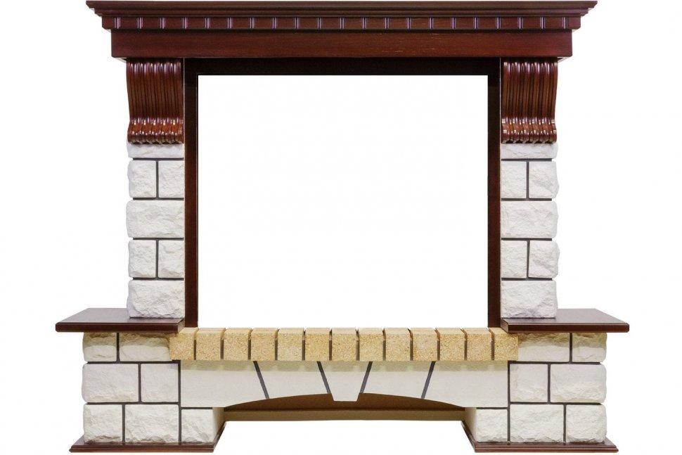 Портал Dimplex Pierre Luxe под очаги Symphony темный дуб