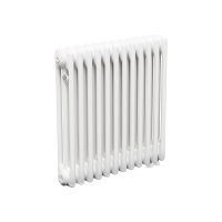 Стальной трубчатый радиатор Теплофорт ТР3057 ТВ 12 секций нижнее подключение 1/2 белый глянец