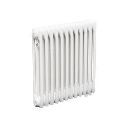 Стальной трубчатый радиатор Теплофорт ТР3057 ТВ 12 секций нижнее подключение 1/2 белый глянец